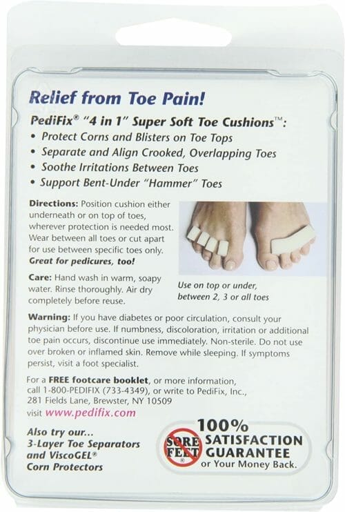 PediFix 4 in 1 Super Soft Toe Cushions