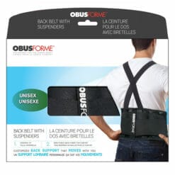 OBUSFORME Back Support Belt with Suspenders