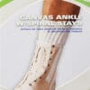 SPORT AID Canvas Ankle Brace with Spiral Stays