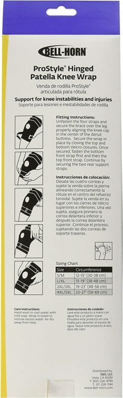 BELL-HORN Hinged Patella Knee Brace