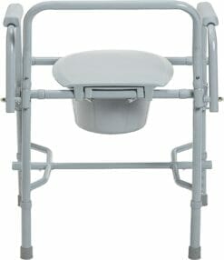 Drive Medical K. D. Deluxe Steel Drop-Arm Commode