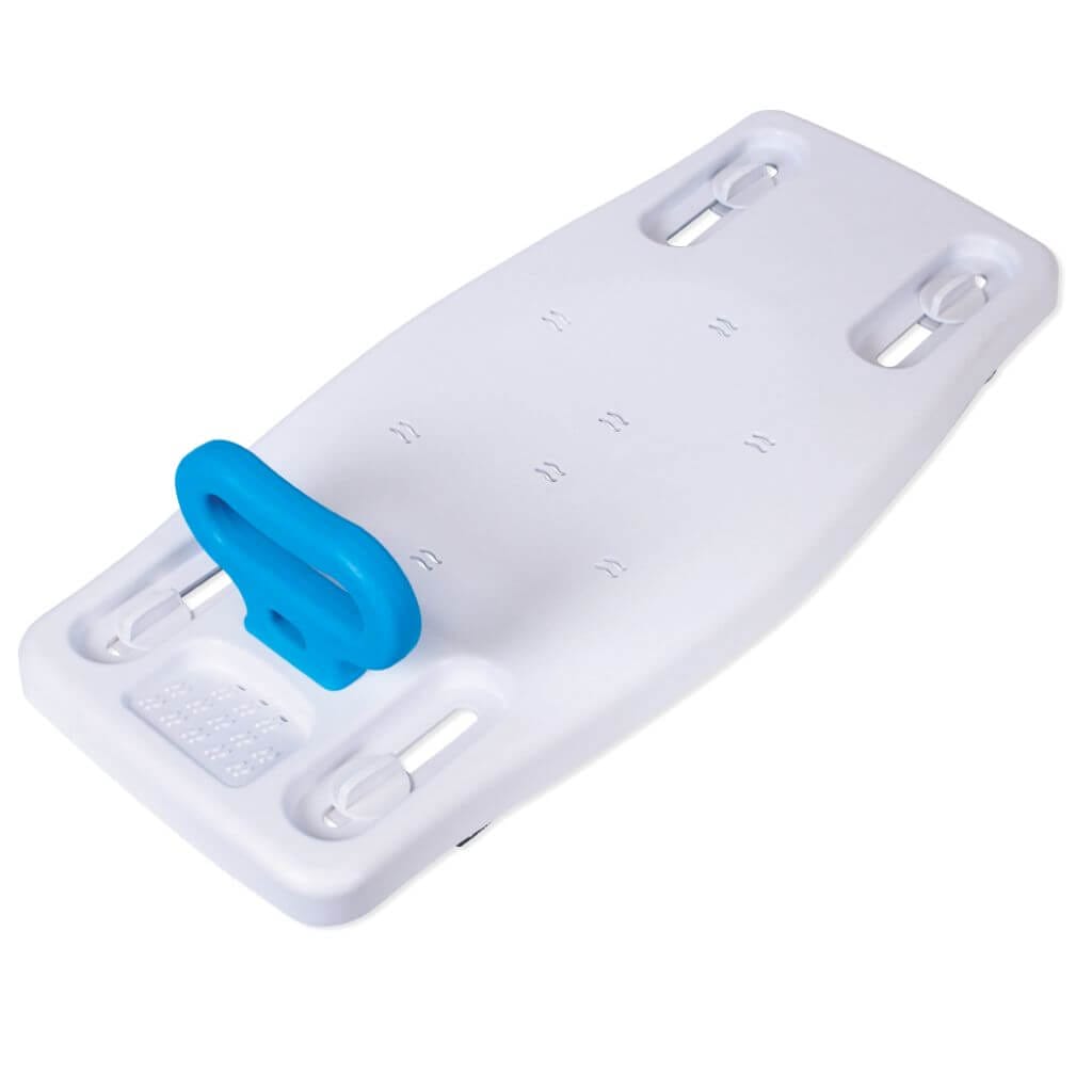 Carex Portable Shower Bench with a Safe Grip – Adjustable Width & Built-in Soap Dish, 300 lbs Weight Capacity - Image 2