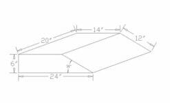 Alex Orthopedic 6 inches Leg Wedge dimensions