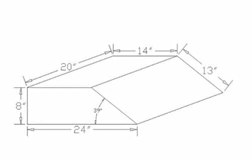 Alex Orthopedic 8 inches Leg Wedge dimensions