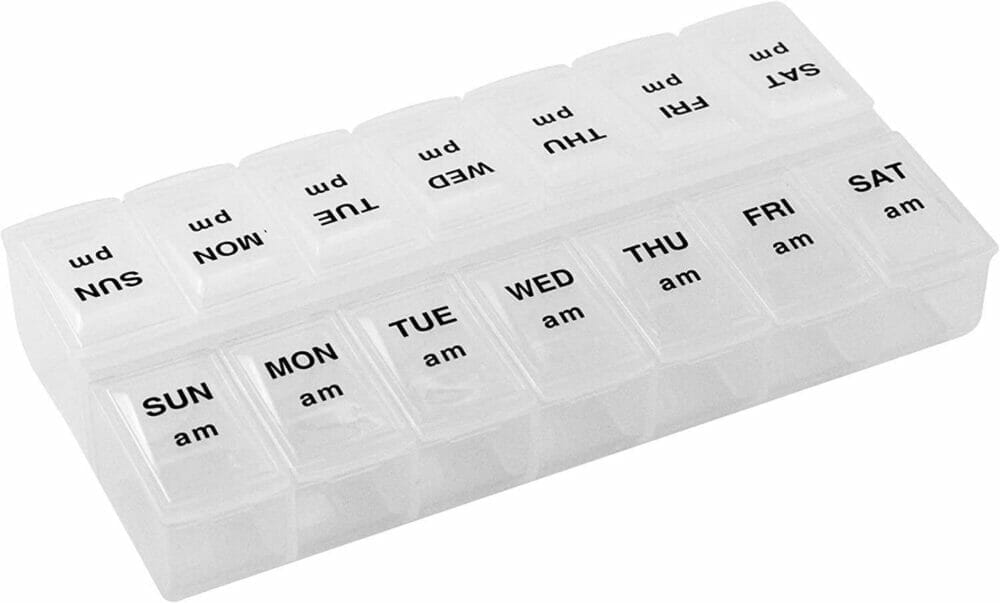 Apex Twice-A-Day Weekly Pill Organizer