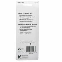 Acu-Life 7-Day Pill Pill Box Organizer