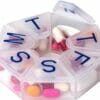 Acu-Life Weekly Round Pill Box