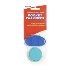 Acu-Life Daily Pocket Pill Boxes Blue