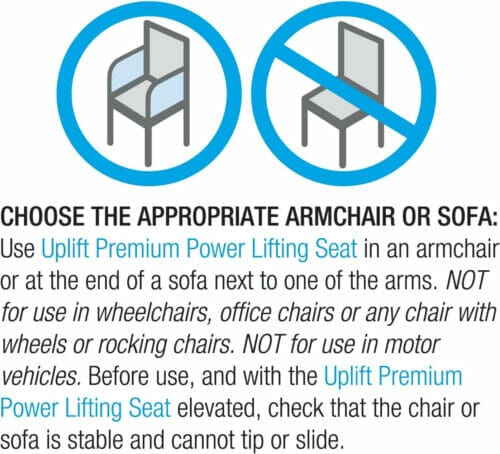 Carex Uplift Seat Assist choose appropriate chair or sofa