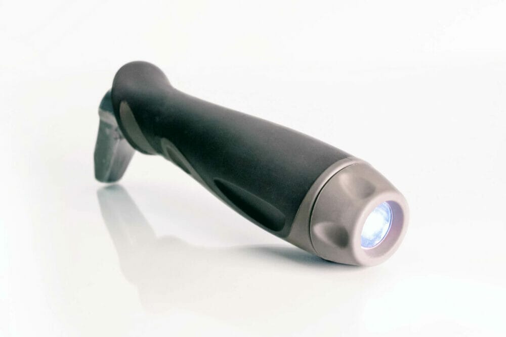 Stander Metro Car Handle Plus Portable Car Support Grab Bar, Ergonomic Grip, Standing Assist, Includes LED Flashlight