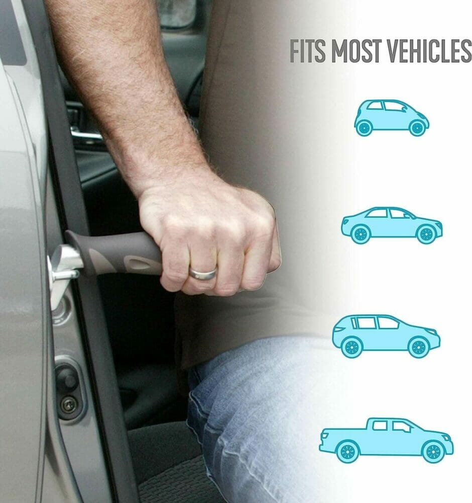 Stander Metro Car Handle Plus fits most vehicles