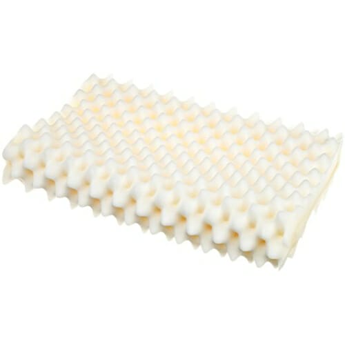 Hermell Convoluted Contour Pillow – Very Firm Support, Orthopedic "Egg Crate" Foam, Ideal For Back Sleepers