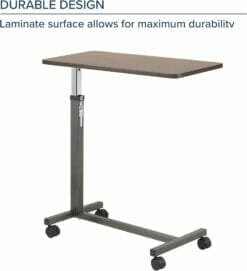 Drive Medical Non-Tilt Overbed Table