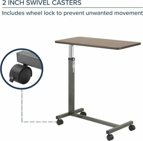 Drive Medical Non-Tilt Overbed Table