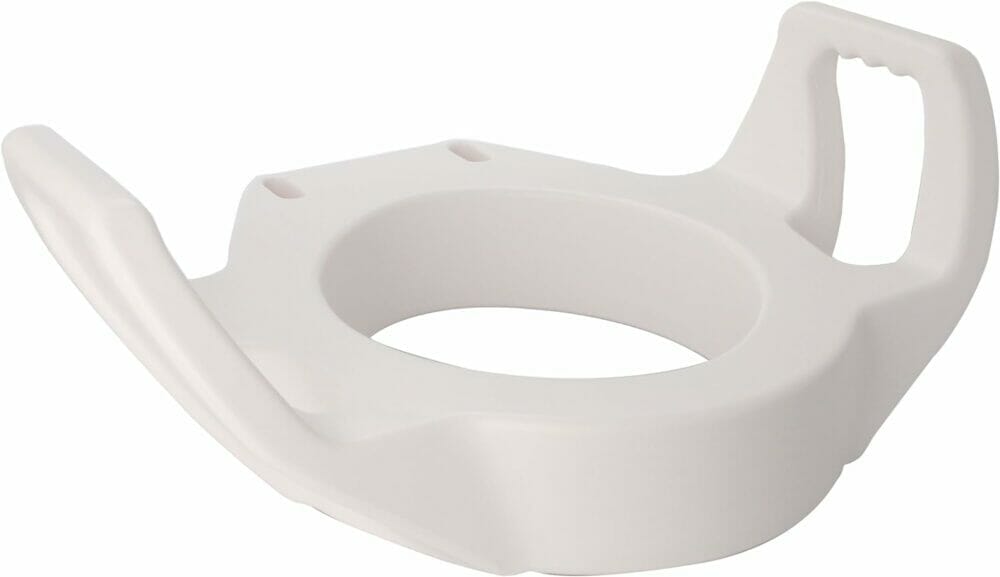 Maddak Elevated toilet seat with arms, elongated Maddak Elevated toilet seat with arms, elongated