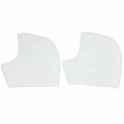 white Silicone Moisturizing Gel Heel Protectors