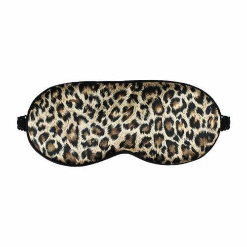 Leopard Sleeping Aid Silk Eye Mask