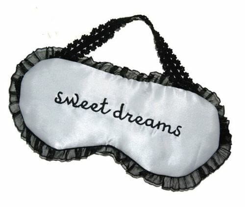woman Sleeping Eye Mask grey