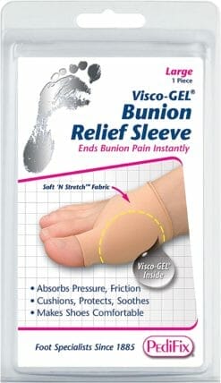 (Hallux Valgus) Bunion Relief Fabric Gel Sleeve Cushion