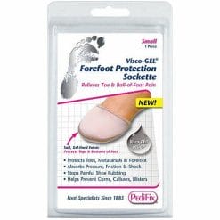 PediFix Visco-GEL Forefoot Protection Sockette - Relieves Toe & Ball-of-foot pain