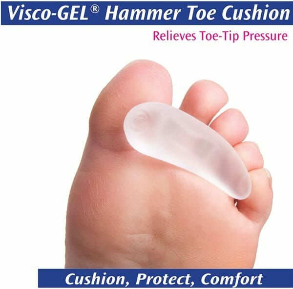 Pedifix ViscoGEL Hammer Toe Cushion Relieves Toe Tips Pain & Correct