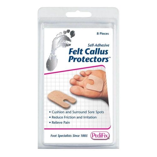 Self-adhesive PediFix Felt Callus Protector – Relieves Callus Pain and Sore Spots