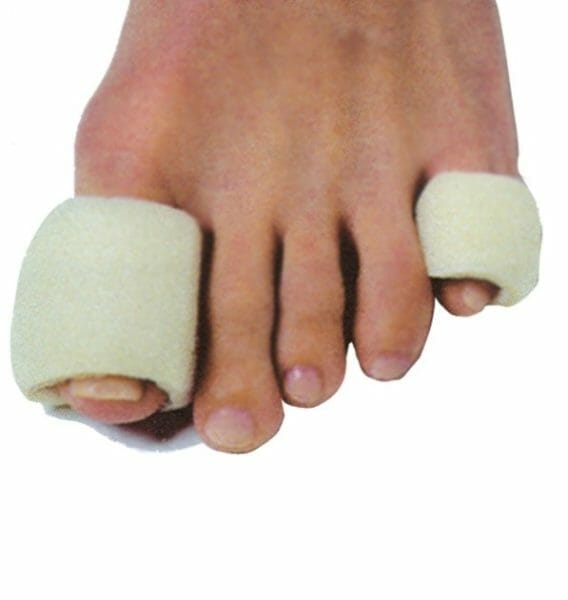 PediFix TubularFoam Toe Bandages Cushions And Separates Rubbing Toes Foot Care