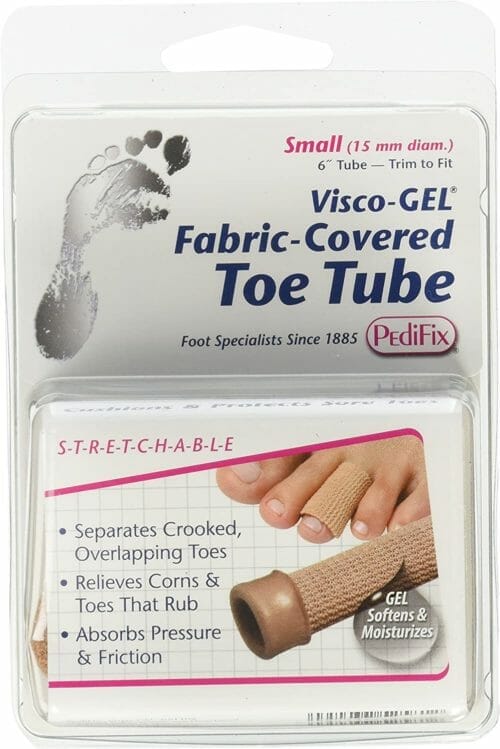 PediFix Visco-GEL Fabric-Covered Toe Tube