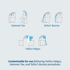 DARCO Toe Alignment Splint – Supports Post-Operative Toe Alignment And ...