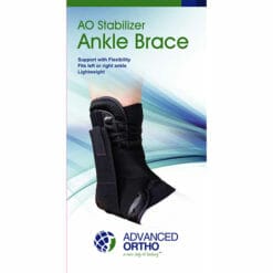 Alternative view of Advanced Orthopaedics Stabilizer Ankle Brace – Provides Stable Support for Ankle Injury Rehabilitation