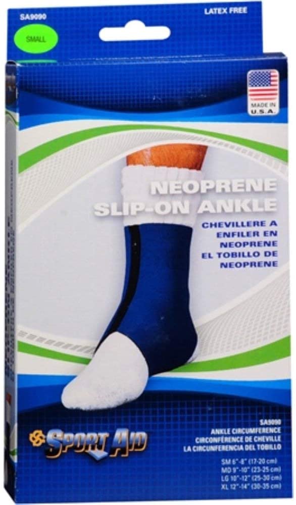 SPORTAID Neoprene Slip-On Ankle Support