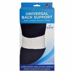 Universal Back Support with Lumbar Tension Straps
