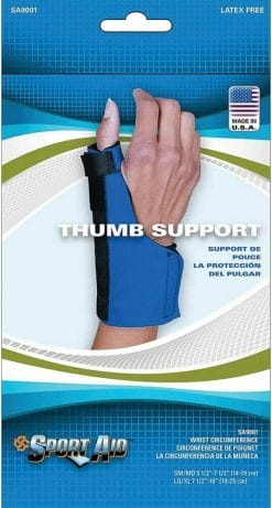 SPORTAID Thumb Neoprene Support - Supports and Protects Thumb Against Injuries