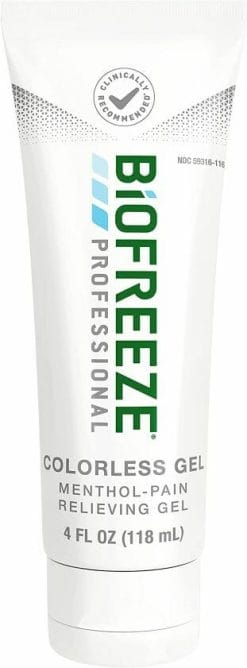 Biofreeze Professional Cold Therapy Pain Reliever 4oz tube colorless