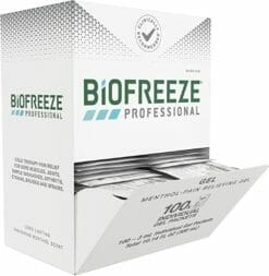 Biofreeze Professional Cold Therapy Pain Reliever box of 100