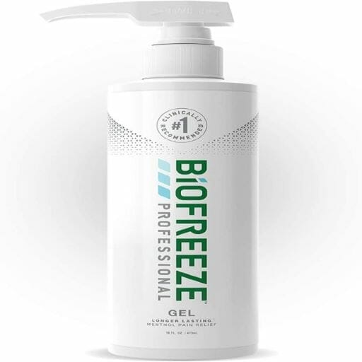 Biofreeze Professional Cold Therapy Pain Reliever pump green