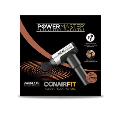 Conair PowerMaster™ Percussion Massage Gun rechargeable cordless massager