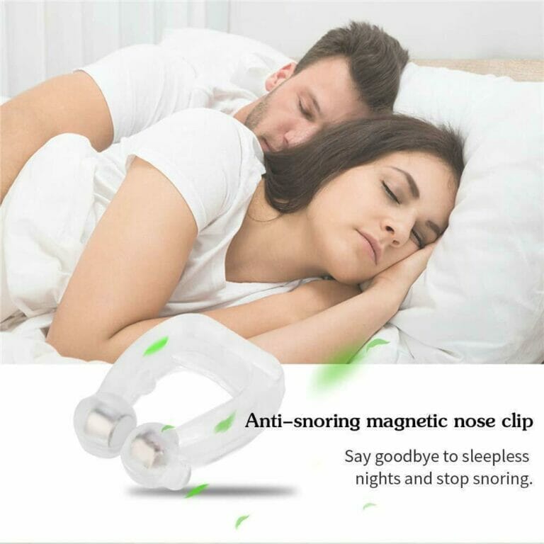 SnoreFree AntiSnoring Nose Clip Helps Stop Or Reduce Snoring While