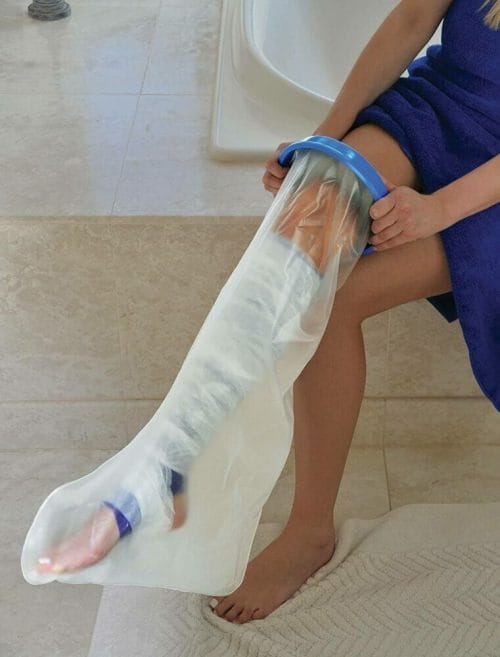 Blue Jay Waterproof Tight Seal Cast & Bandage Protector for legs and foot