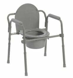 Drive Medical 3-in-1 Folding Steel Commode
