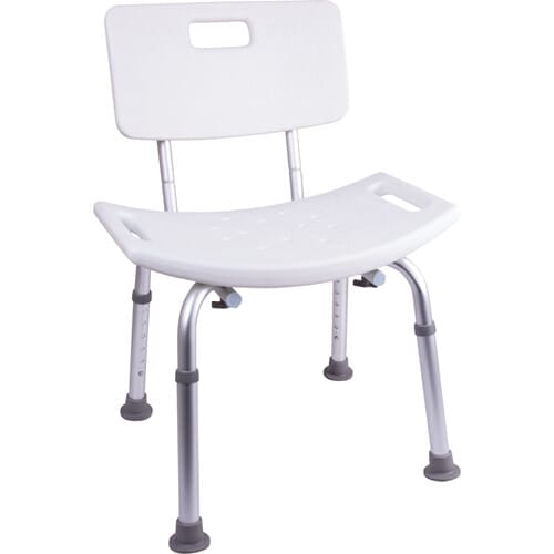 ProBasics Shower Chair With Adjustable Height For Seating Support And ...