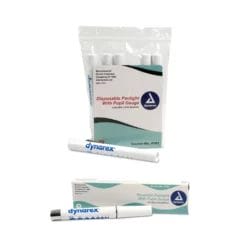 Alternative view of Dynarex Reusable LED Penlight with Pupil Gauge and Batteries – Perfect for the EMT, Physician and Nurses