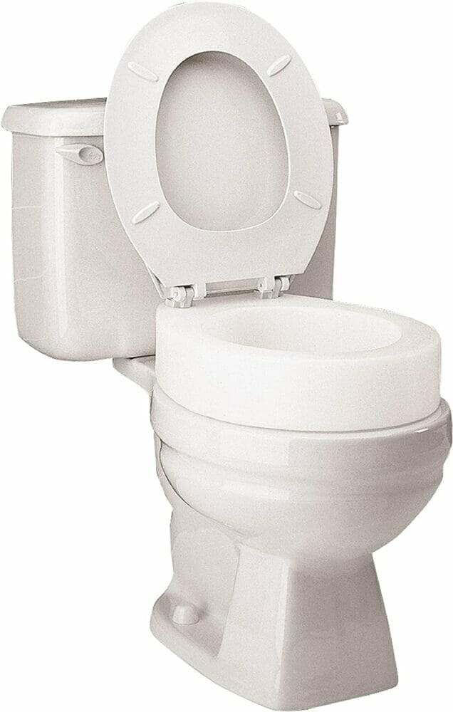 Carex Raised Toilet Seat Elevator For Standard/Round And Elongated