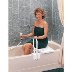 Carex Portable Shower Bench with a Safe Grip