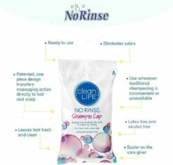 CleanLife No-Rinse Shampoo Cap