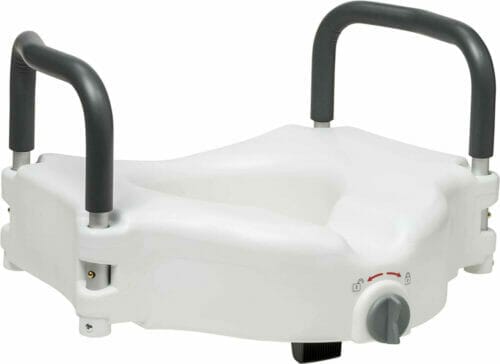 Drive Medical 2-in-1 Locking Raised Toilet Seat - 5 inches