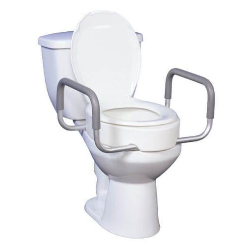 Drive Medical Premium Toilet Seat Riser With Removable Arms