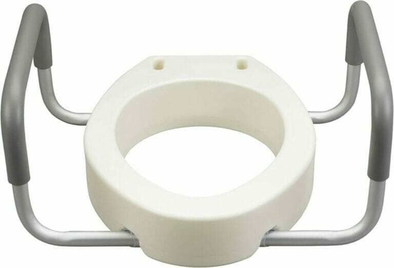 Drive Medical Premium Toilet Seat Riser With Removable Arms (Standard