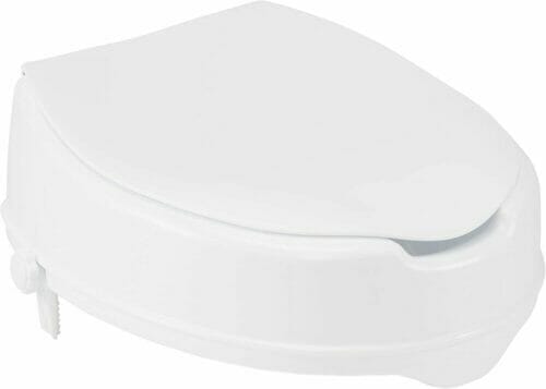 Drive Medical Raised Toilet Seat with Lid closed