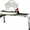 Drive Medical Transfer Bench with Sliding Seat and Fold-up legs